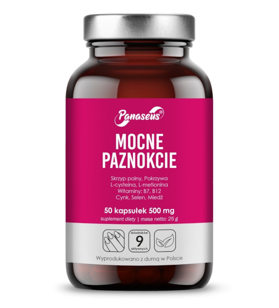 PANASEUS Mocne paznokcie (50 kaps.)