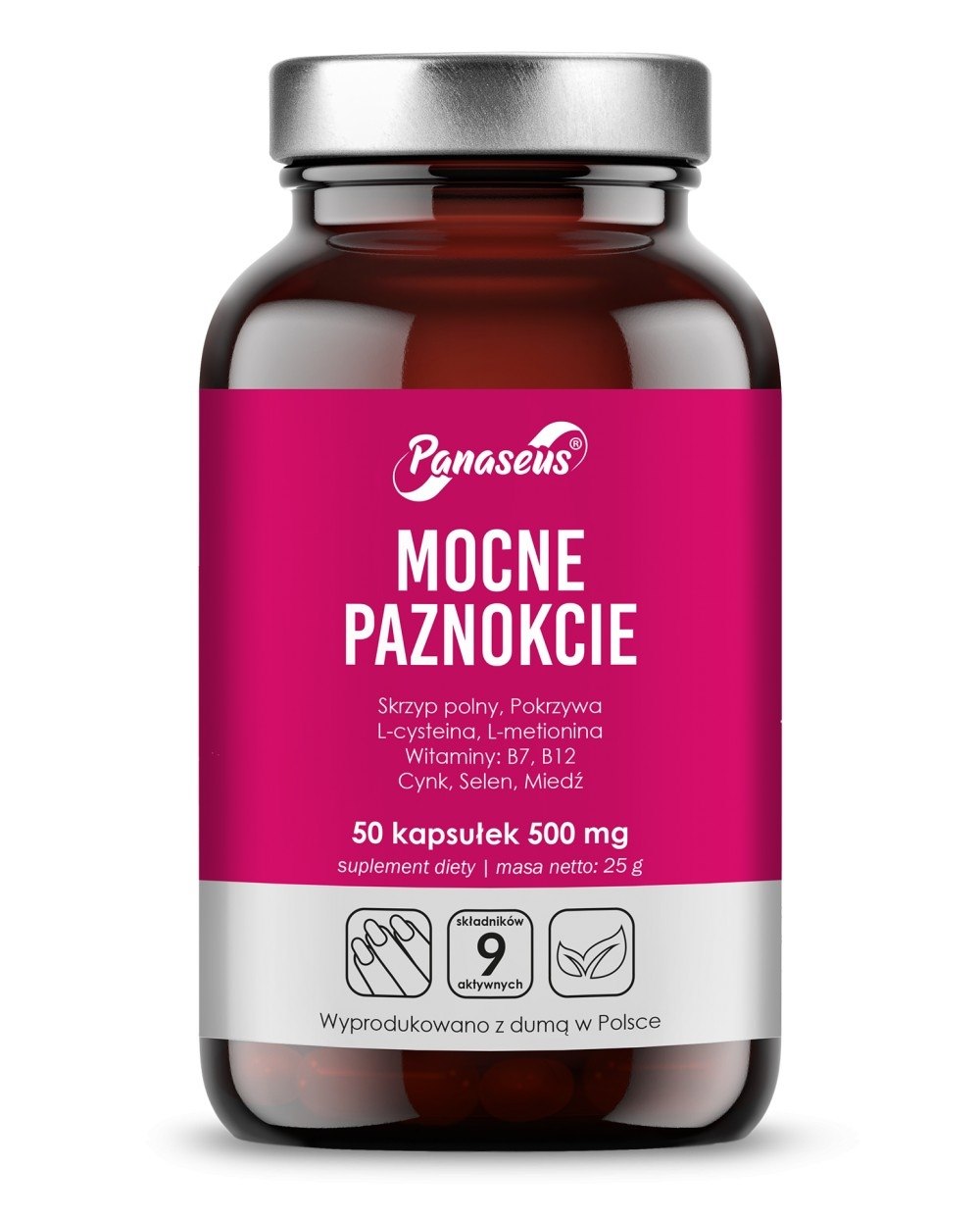PANASEUS Mocne paznokcie (50 kaps.)
