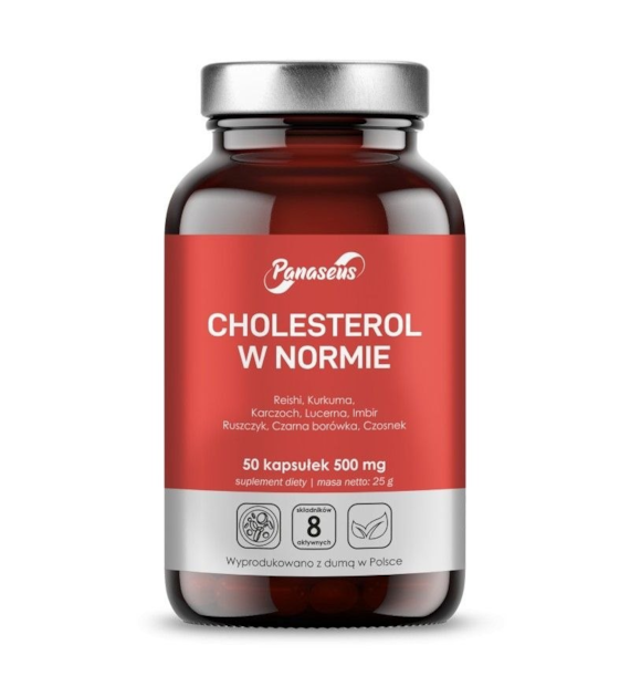 PANASEUS Cholesterol w normie (50 kaps.)