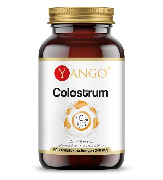 YANGO Colostrum - 40% immunoglobulins  (90 caps)