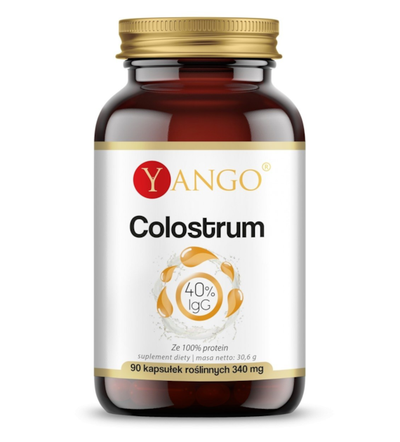 YANGO Colostrum - 40% immunoglobulins  (90 caps)