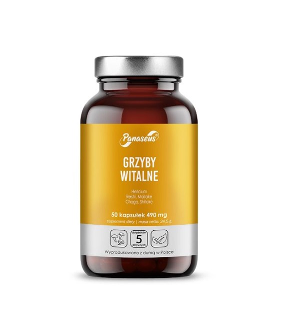 PANASEUS Vital mushrooms (50 kaps.)