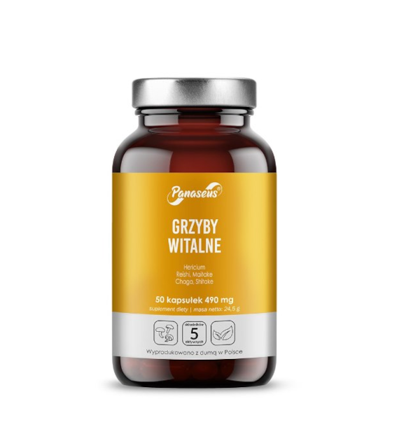 PANASEUS Grzyby witalne (50 kaps.)