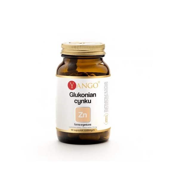YANGO Zinc gluconate (90 kaps.)