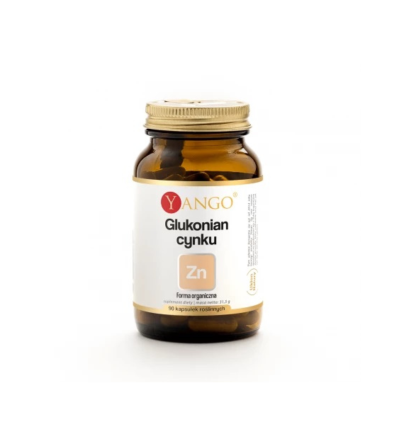 YANGO Glukonian cynku (90 kaps.)