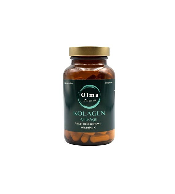 OLMA PHARM Anti-Age Collagen with Hyaluronic Acid and Vitamin C (90 capsules)