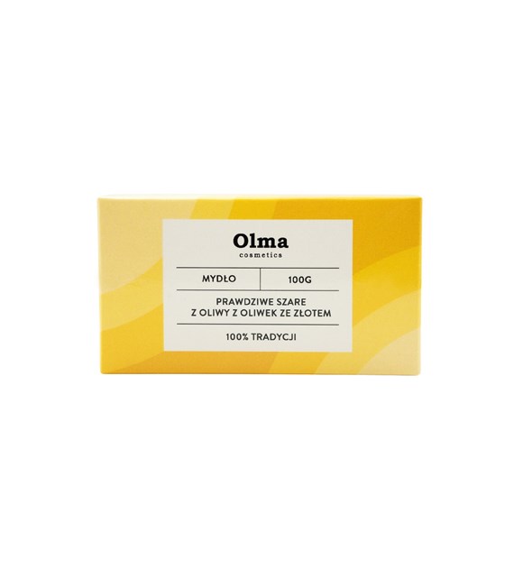 OLMA COSMETICS True Gray Olive Oil Soap with Gold (100 g)