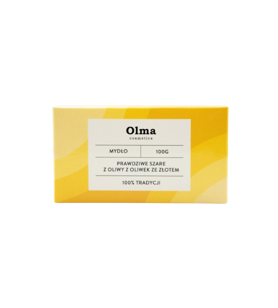 OLMA COSMETICS True Gray Olive Oil Soap with Gold (100 g)