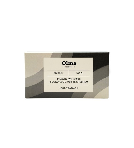 OLMA COSMETICS True Gray Olive Oil Soap with Silver (100 g)