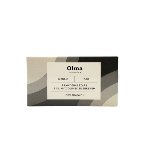 OLMA COSMETICS True Gray Olive Oil Soap with Silver (100 g)