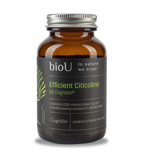 BIOU Efficient Citicoline by Cognizin (60 caps)