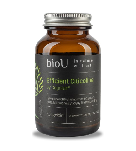 BIOU Efficient Citicoline by Cognizin (60 caps)