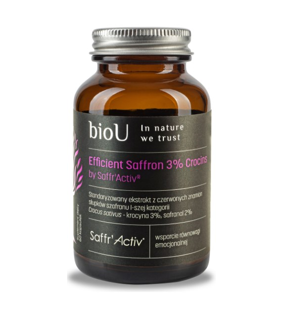 BIOU Szafran - Efficient Saffron by Saffr'Activ (60 kaps.)