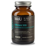 BIOU Efficient SOD SuperOxide Dismutase by TetraSOD, 750 IU (60 caps)