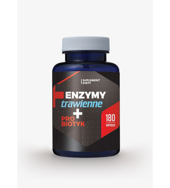 HEPATICA Enzymy Trawienne + Probiotyk (180 kaps.)