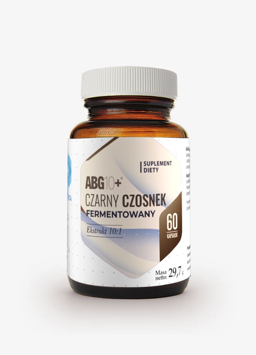 HEPATICA ABG10+ Czarny czosnek fermentowany (60 kaps.)