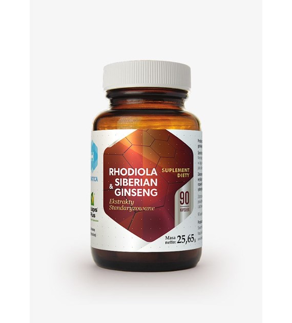 HEPATICA Rhodiola & Siberian Ginseng (90 caps)