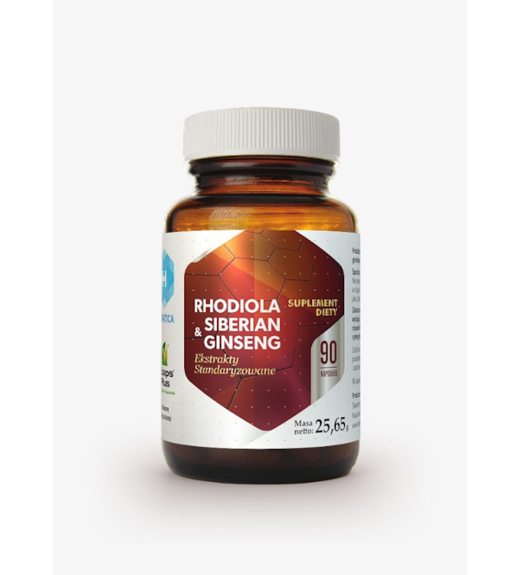 HEPATICA Rhodiola & Siberian Ginseng (90 kaps.)
