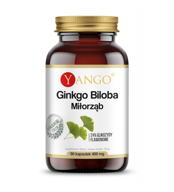 YANGO Ginkgo biloba - ekstrakt (90 kaps.)