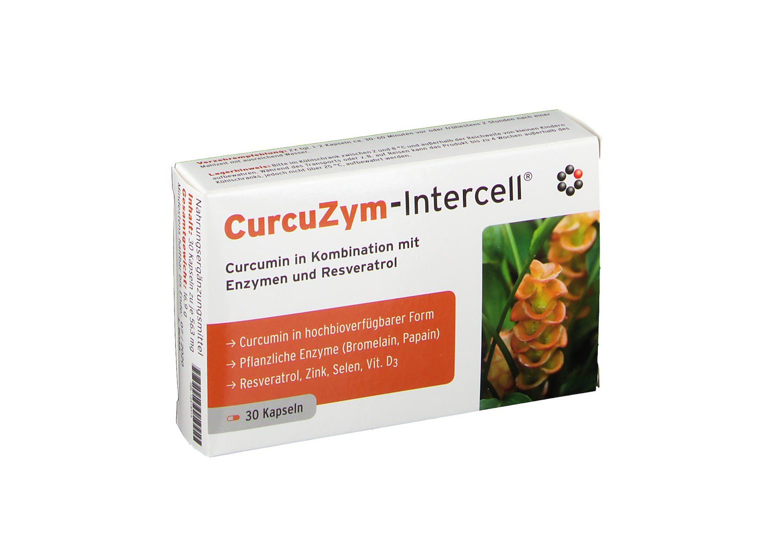 INTERCELL PHARMA CurcuZym-Intercell (30 kaps.)