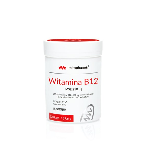 DR. ENZMANN MSE Witamina B12 MSE (120 kaps.)