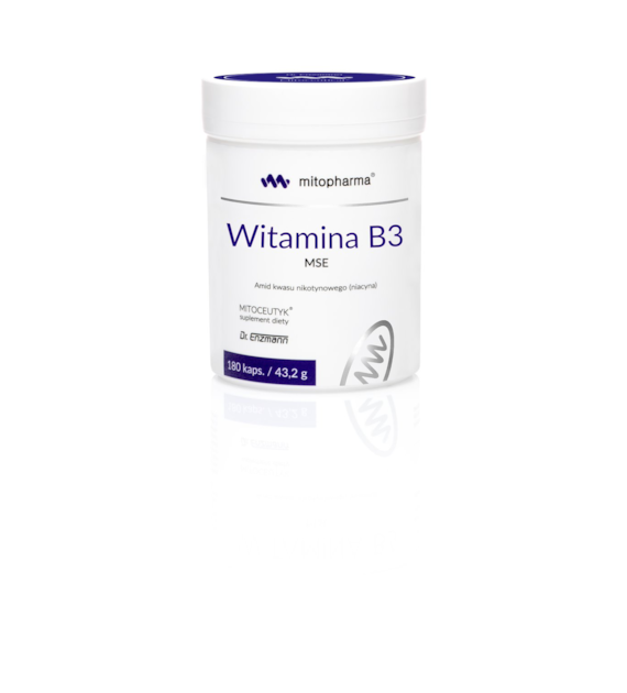 DR. ENZMANN MSE Witamina B3 MSE (180 kaps.)
