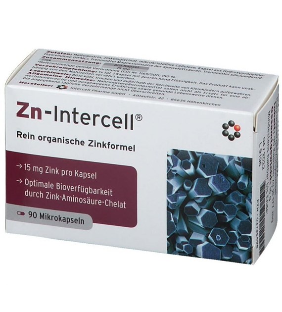INTERCELL PHARMA Zn-Intercell Zinc (90 caps)