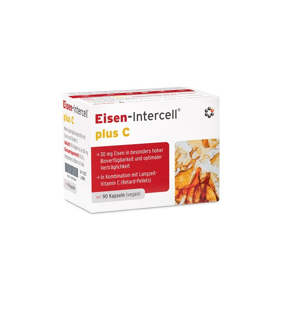 INTERCELL PHARMA Żelazo z Witaminą C (90 kaps.)