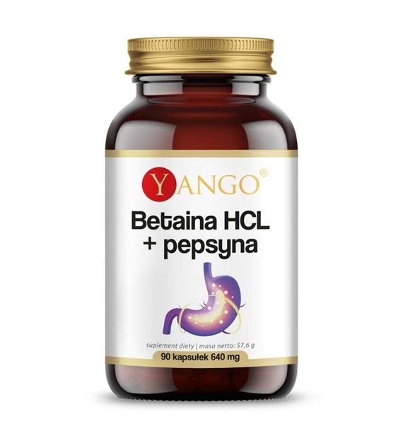 YANGO Betaine HCL + pepsin (90 caps)