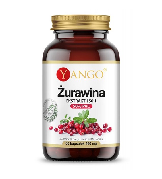 YANGO Cranberry - 50% proanthocyanidins - extract 150:1 (60 caps)
