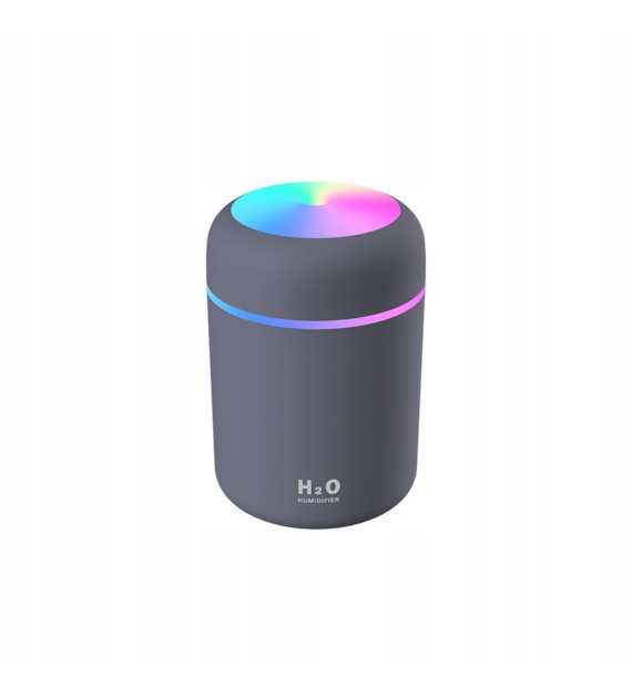 H2O Nawilżacz powietrza - dyfuzor do olejków - USB szary (2 W)