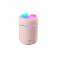 H2O Air humidifier - Essential Oil Diffuser - USB plug, pink (2 watts)