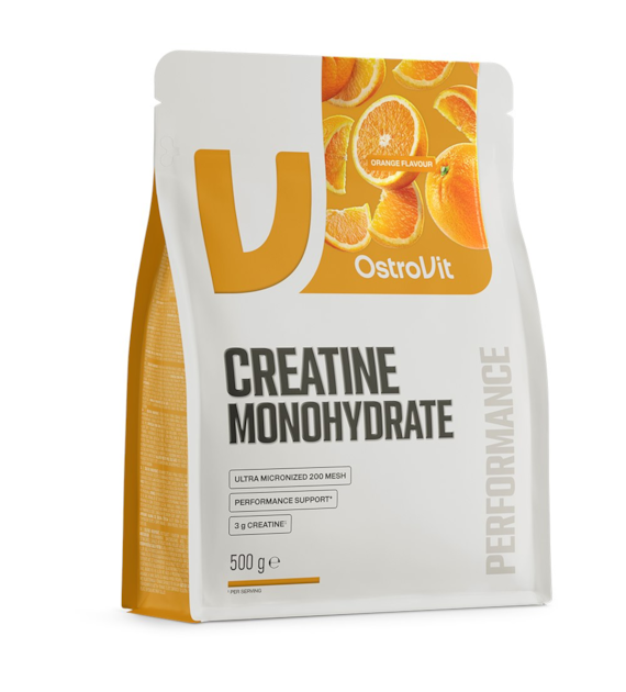 OSTROVIT Monohydrat Kreatyny - smak pomarańczowy (500 g)