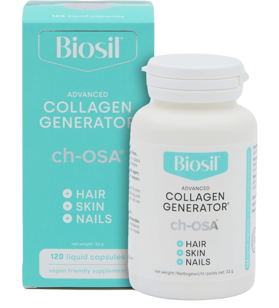 BIOSIL Advanced Collagen Generator - Zaawansowany generator kolagenu (120 kaps. płynnych)