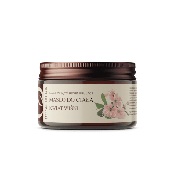 BOSPHAERA Nawilżająco regenerujące masło do ciała - Kwiat Wiśni (200 g)