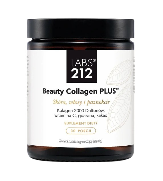 LABS212 Beauty Collagen PLUS - skin, hair & nails - Kolagen w proszku (30 porcji)