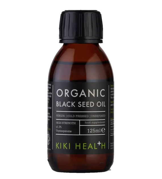 KIKI HEALTH Organic Black Seed Oil - Olej z czarnuszki (125 ml)
