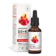 AURA HERBALS Witamina D3 2000 IU + K2 + ekstrakt z kurkumy (50 ml)
