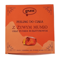 GSM MUMIO Peeling do ciała z żywym Mumio i pyłem bursztynowym (200 ml)