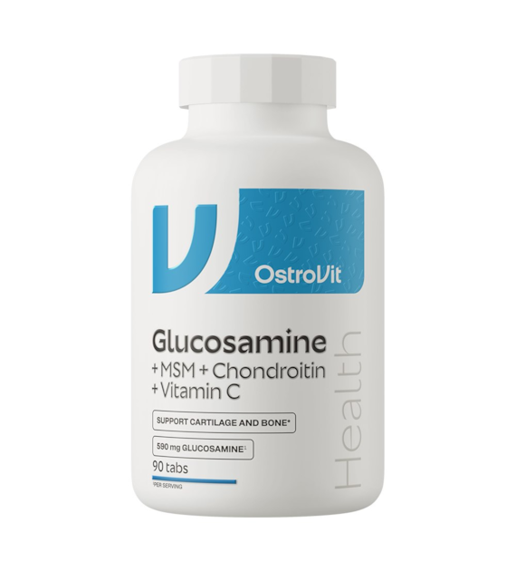 OSTROVIT Glukozamina + MSM + Chondroityna + Witamina C (90 tabl.)