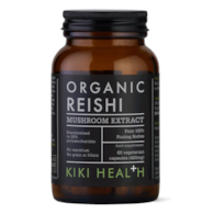 KIKI HEALTH Organic Reishi Mushroom Extract - Ekstrakt z grzyba Reishi (60 kaps.)
