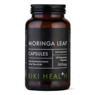 KIKI HEALTH Moringa Leaf - sproszkowane liście Moringi (120 kaps.)
