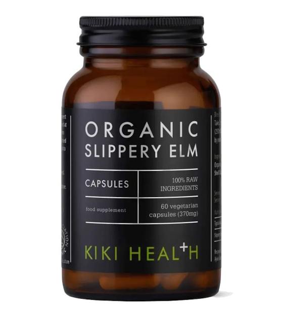 KIKI HEALTH Organic Slippery Elm - Wiąz czerwony (60 kaps.)