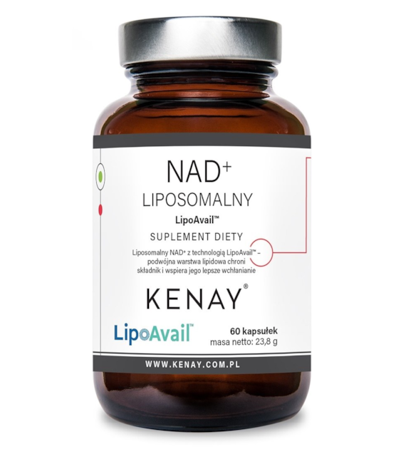 KENAY NAD+ Liposomalny LipoAvail® (60 kaps.)