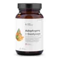 AURA HERBALS Adaptogeny, ekstrakty roślinne + Cordyceps (60 kaps.)