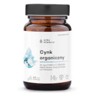 AURA HERBALS Cynk organiczny (60 kaps.)