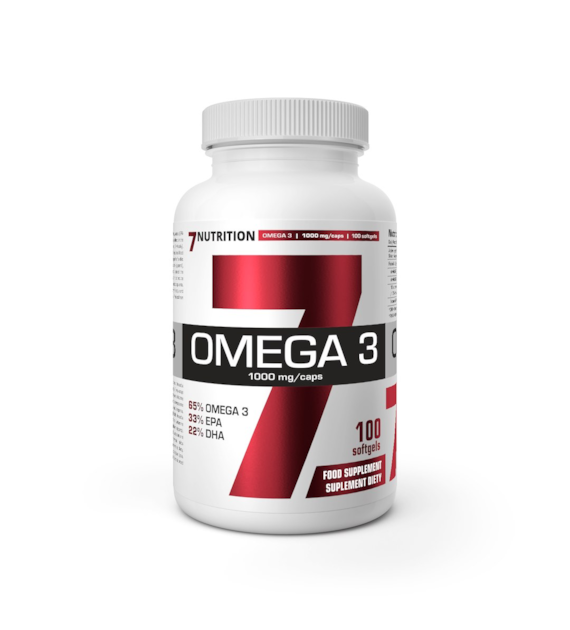 7NUTRITION Omega-3 65% 1000 mg (100 kaps. miękkich)