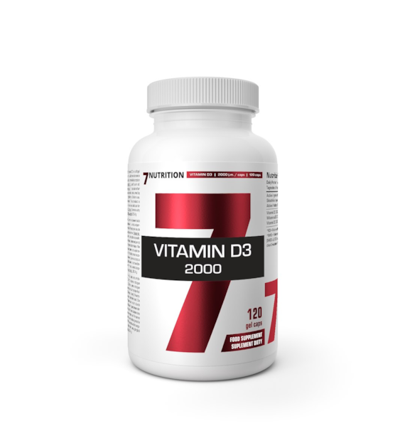 7NUTRITION Vitamin D 2000 - Witamina D 2000IU (120 kaps.)