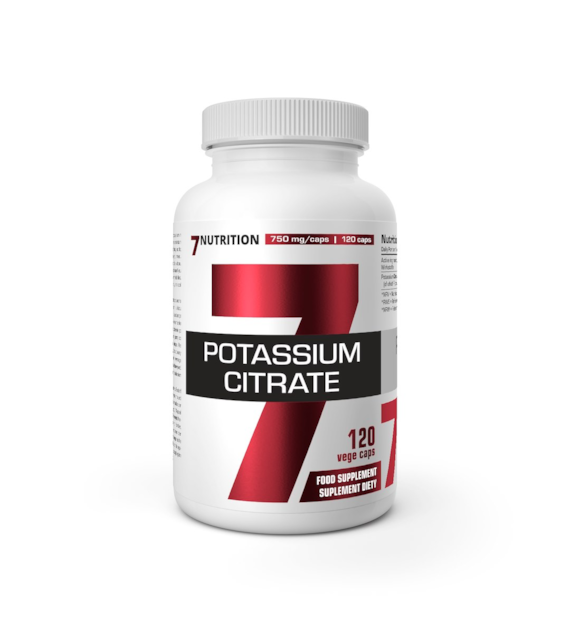 7NUTRITION Potassium Citrate - Cytrynian Potasu (120 kaps.)
