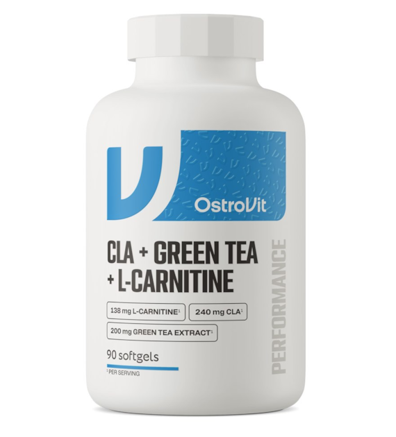 OSTROVIT CLA + Zielona Herbata + L-Karnityna (90 kaps.)